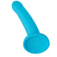 Nexus Solid Realistic Dildo | Silicone Dildo | 7" Big Dildo | Hux Turquoise Suction Cup Dildo