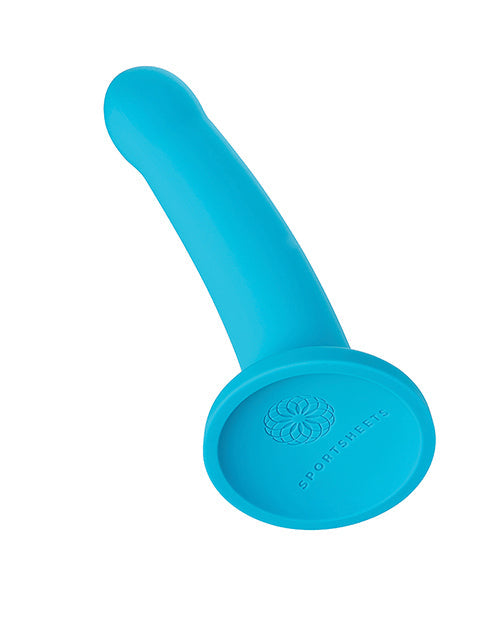 Nexus Solid Realistic Dildo | Silicone Dildo | 7" Big Dildo | Hux Turquoise Suction Cup Dildo