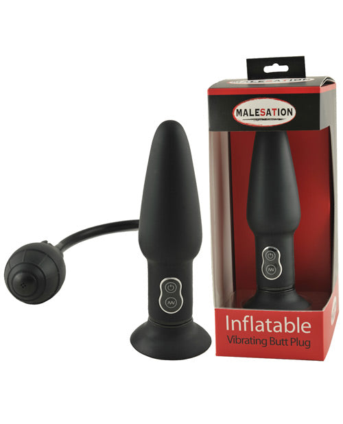 MALESATION Vibrating Inflatable Butt Plug