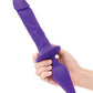 Together Double Dildo | 11" Big Dildo | Double Dildo and Butt Plug Combo | Purple Large Dildo