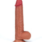 Get Lucky Large Dildo | 8.0" Big Dildo | Real Skin Realistic Dildo | Light Brown Suction Cup Dildo