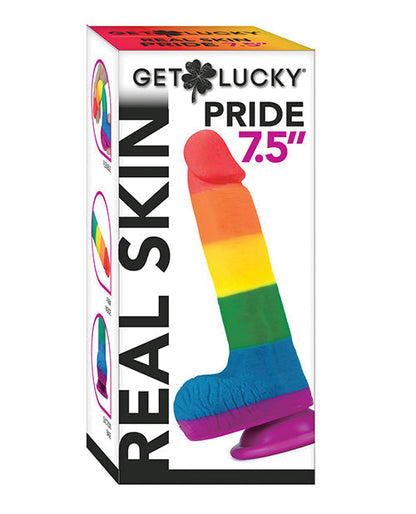 Get Lucky 7.5" Real Skin Series Pride- Rainbow