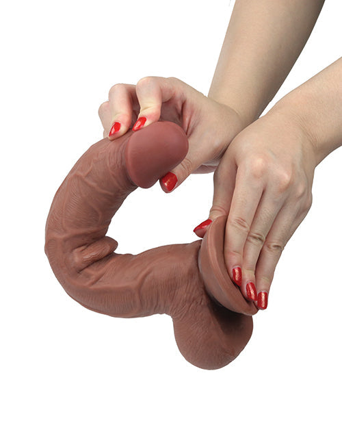 Get Lucky 11" Big Dildo | Real Skin Realistic Dildo | Light Brown Large Dildo | Waterproof Giant Dildo