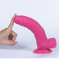 Get Lucky Large Dildo | Mr Pink Dildo | 7.5" Big Dildo | Dual Layer Suction Cup Dildo