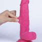 Get Lucky Large Dildo | Mr Pink Dildo | 7.5" Big Dildo | Dual Layer Suction Cup Dildo