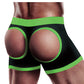 Get Lucky Strap On Boxers - M-L Black/Green