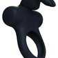 VeDO Frisky Bunny Rechargeable Vibrating Ring - Black Pearl