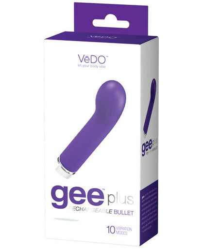 VeDO Gee Plus G Spot Vibrator | Rechargeable 10x Bullet Vibrator | Into You Indigo Waterproof | Best Vibrator for Sale