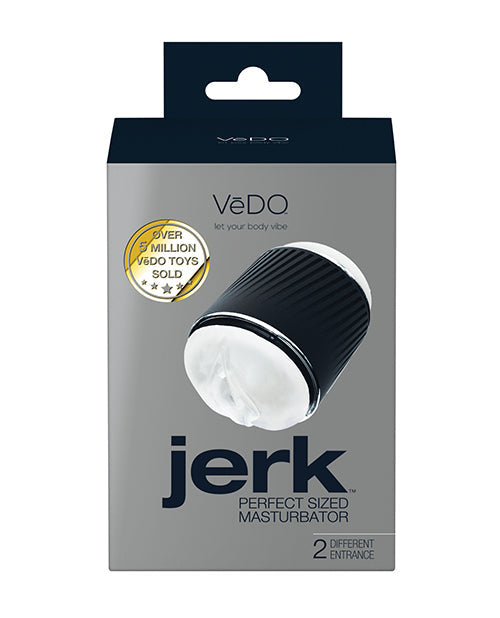 VeDO Jerk Masturbation Sleeve - Black/Clear