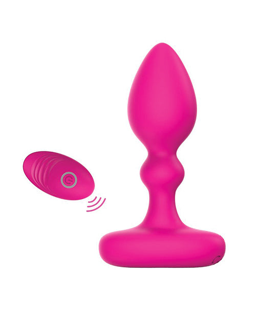 Pink Elephant Lil Rumble Rechargeable Vibe w/Remote - Pink