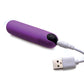 Bang! Vibrating Bullet w/ Remote Control - Purple