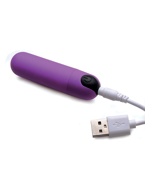 Bang! Vibrating Bullet w/ Remote Control - Purple