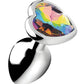 Booty Sparks Rainbow Prism Heart Anal Plug - Small