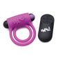 Bang! Vibrating Cock Ring & Bullet w/Remote Control - Purple