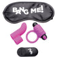 Bang! Couple's Kit with RC Bullet, Blindfold, Cock Ring & Finger Vibe - Purple