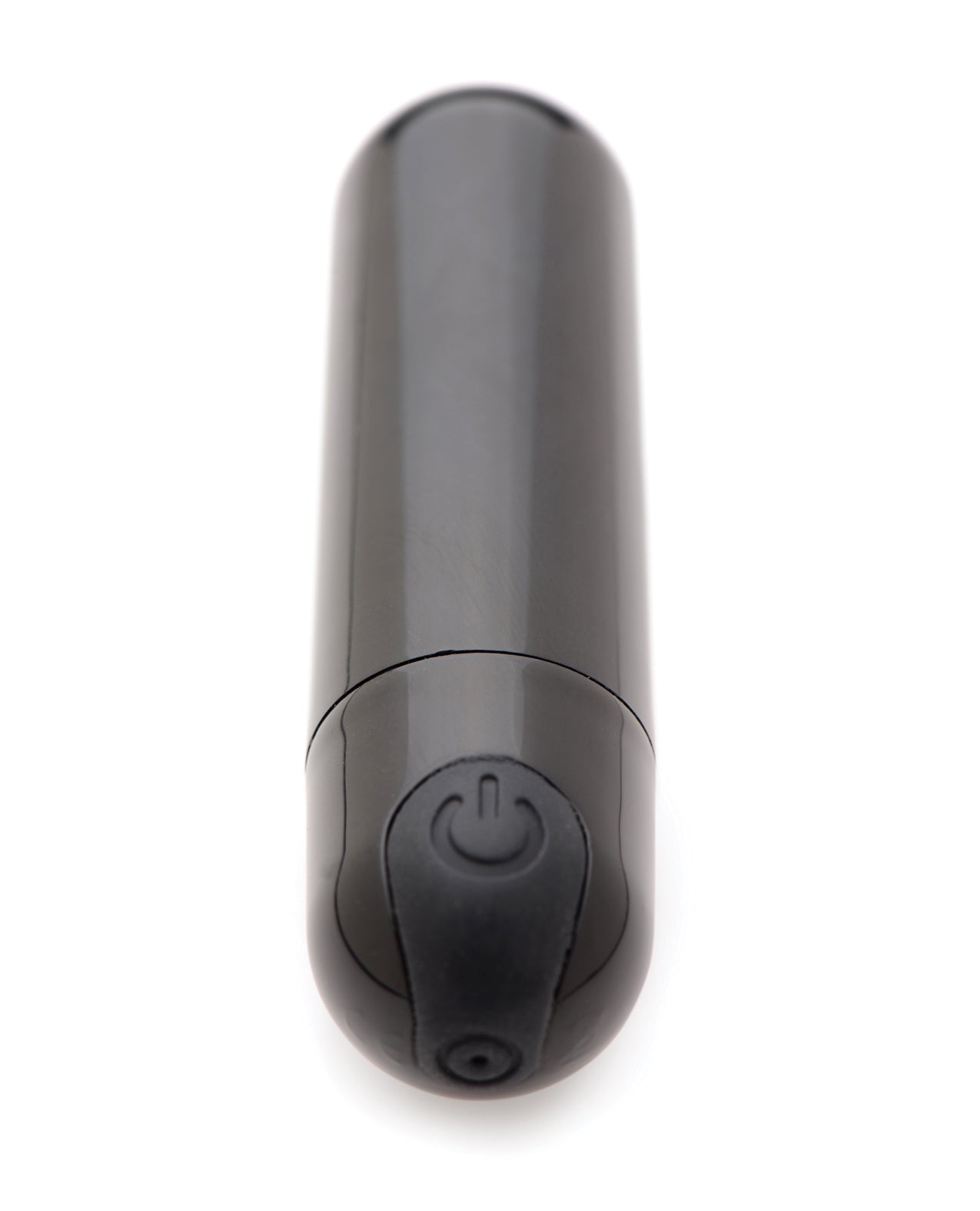 Bang! 10X Rechargeable Vibrating Metallic Bullet - Black