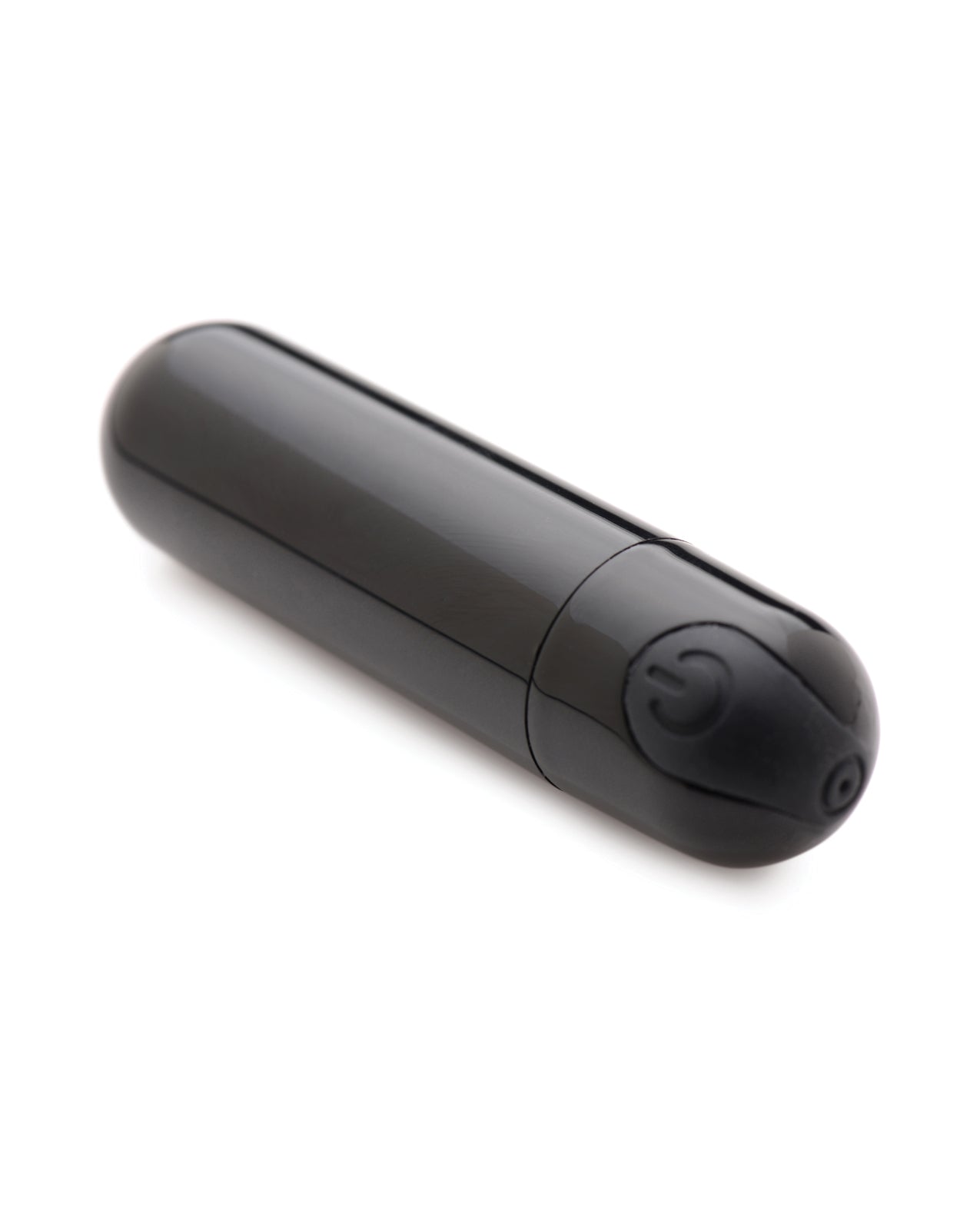 Bang! 10X Rechargeable Vibrating Metallic Bullet - Black