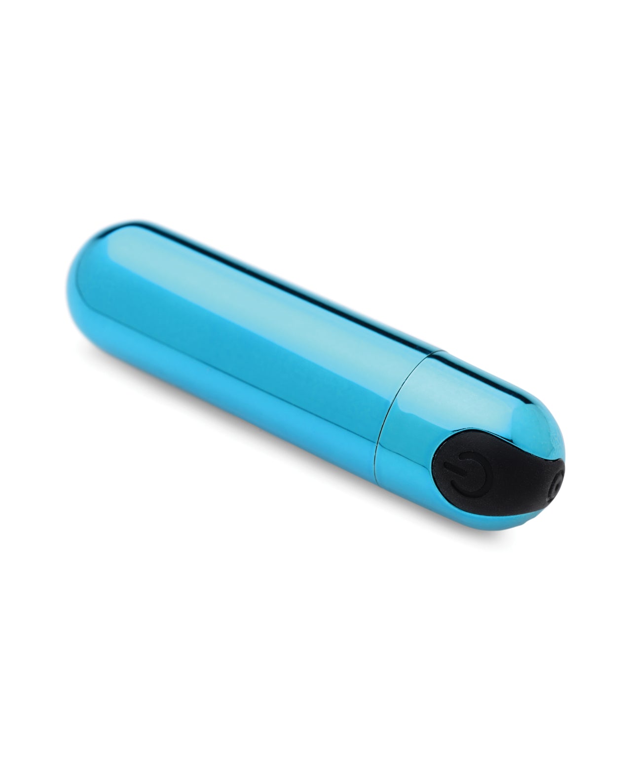 Bang! 10X Rechargeable Vibrating Metallic Bullet - Blue