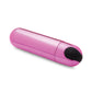 Bang! 10X Rechargeable Vibrating Metallic Bullet - Pink