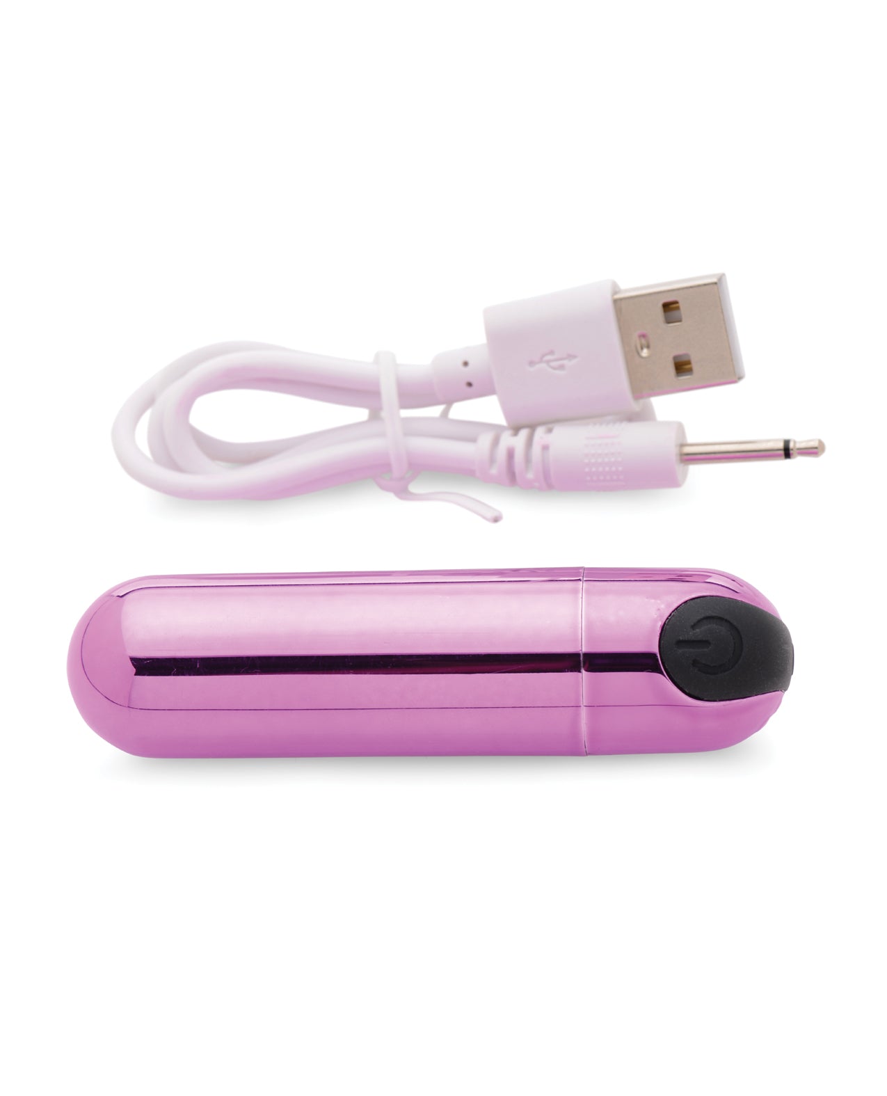 Bang! 10X Rechargeable Vibrating Metallic Bullet - Purple