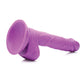 Pop Peckers 6.5" Dildo w/Balls - Purple