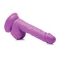 Pop Peckers 6.5" Dildo w/Balls - Purple