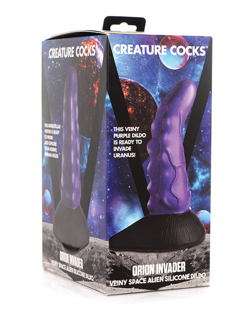 Creature Cocks Large Dildo | Orion Invader Veiny Silicone Big Dildo | Suction Cup Dildo