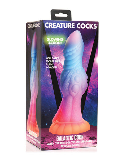 Creature Cocks Realistic Dildo | Galactic Glow in the Dark Suction Cup Dildo