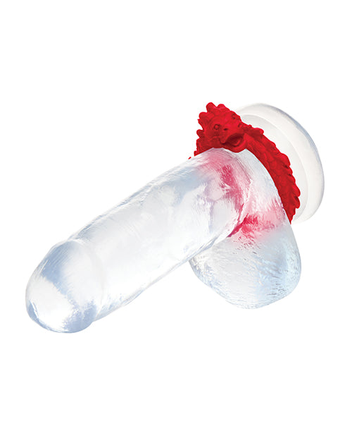 Creature Cocks Rise of the Dragon Silicone Cock Ring - Red