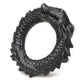 Creature Cocks Caiman Silicone Cock Ring - Black