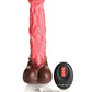 Creature Cocks Deluxe Centaur Thrusting & Vibrating Silicone Dildo w/Remote Control - Peach/Brown