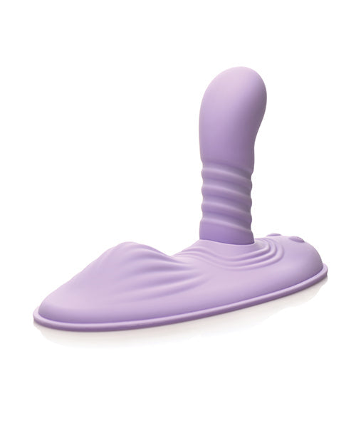 Inmi Thrust N' Grind Thrusting Vibrator | Silicone Grinder Small Vibrator | Purple Anal Vibrator | Best Vibrator for Women