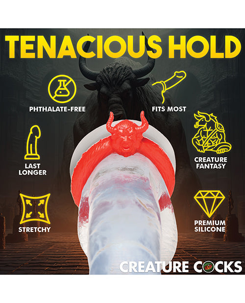 Creature Cocks Beast Mode Silicone Cock Ring - Red