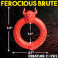 Creature Cocks Beast Mode Silicone Cock Ring - Red