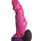 Creature Cocks Xenox Vibrating Silicone Dildo w/Remote - Pink/Purple