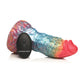 Creature Cocks Rainbow Phoenix Vibrating Dildo w/Remote Control - Rainbow