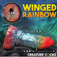 Creature Cocks Rainbow Phoenix Vibrating Dildo w/Remote Control - Rainbow