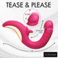 Lickgasm Tease & Please Thrusting & Licking Vibrator - Pink