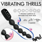 Bang! Digital Silicone Anal Beads - Black