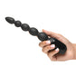 Bang! Digital Silicone Anal Beads - Black