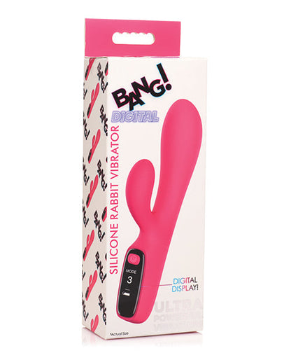 Bang 10X G Spot Vibrator | Digital Rabbit Vibrator | 3-Speed Pink Clit Vibrator | Best Vibrator for Women