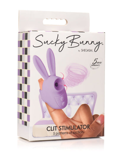 Shegasm Sucky Bunny Clit Stimulator - Purple