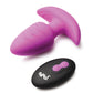 Bang! Rotating & Vibrating Tapered Butt Plug w/Remote - Purple