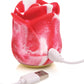 Lickgasm Sweet Kiss Kissing & Vibrating Clitoral Stimulator - Swirl