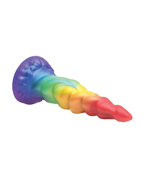 Creature Cocks Large Dildo | Unicorn Silicone Dildo | Rainbow Suction Cup Dildo