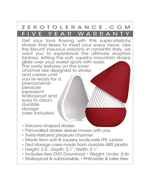 Zero Tolerance Vesuvias Stroker - White