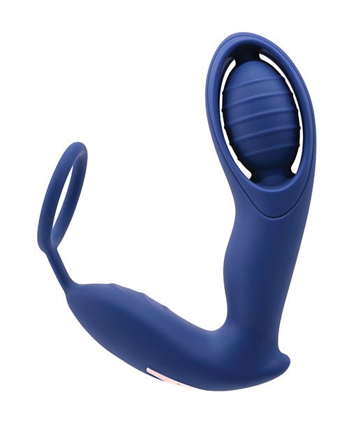 Zero Tolerance Extra Mile C Ring Vibrator - Blue